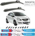 TeamCar Ștergătoare Opel Corsa D (2006-2014) TeamCar® - Flat | Set față (TC-CORSAD-550-400)