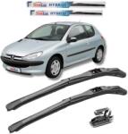 TeamCar Ștergătoare Peugeot 206 (1998-2012) Hatchback (3 uși) - Set față Hybrid (TC-20650-400)