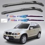 TeamCar Ștergătoare BMW X5 E53 (2002-2006) Hibrid | Set Față - TeamCar® (BMWX5E530206HB600550)