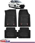 TeamCar Covorase Auto TeamCar® Tip Tavita Compatibile Toyota Yaris Generatia IV (2020+) Negru Material Rezistent (SKU-MIX-0034)