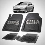 TeamCar Covorase Tavita Cauciuc Compatibile Peugeot 206 (5 usi Facelift) 2003-2009 Silver (CVRwPEwsvvvHATCHBACag199)