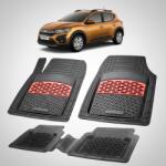 TeamCar® Covorase Tip Tavita Compatibile Dacia Sandero III Stepway 2023-2025 , Red (SKsssal7hkd21JH5)
