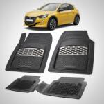 TeamCar Covorase Auto TeamCar® Tip Tavita Compatibile Peugeot 208 II (2019-2023) Silver (CVRxPEUGEOT208IIx2019)