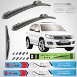 TeamCar Ștergătoare Volkswagen Tiguan 5N2 Facelift (2011-2017) Flat | Set Complet - TeamCar® (TCTI4e604475)