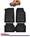 TeamCar Covorase Auto TeamCar® Tip Tavita Compatibile Jeep Renegade BU (2014+) Negru Material Rezistent (SKU-JJ-0021)