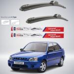 TeamCar Ștergătoare Hyundai Accent (1999-2003) Flat | Set față - TeamCar® (TCaI20fr50i400)