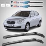 TeamCar Ștergătoare Hyundai Accent (2003-2006) Hibrid | Set față - TeamCar® (TCa21r5gt0f0)
