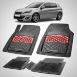TeamCar® Covorase Auto Tip Tavita Compatibile Peugeot 308 II (2013-2017) Red (CVRssPEUGEOT308a2013)