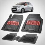 TeamCar Covorase Auto TeamCar® Tip Tavita Compatibile Citroen C1 II (2014-2022) Red (CVRCITROENC1II2014)