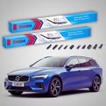 TeamCar Ștergătoare Volvo V60 II 2018-Prezent | Set Față Flat - TeamCar® (TC-VOLVOV60IIPB650550FU)
