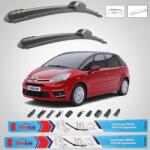 TeamCar Ștergătoare Citroen C4 Picasso UD (2008-2013) Flat | Set față - TeamCar® (TCCitC4PicUD20082013F)