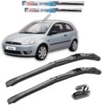 TeamCar Ștergătoare Ford Fiesta V Hatchback 3 uși (2002-2005) - Set față Hybrid (QWFIESTA66218U400)