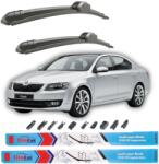TeamCar Ștergătoare Skoda Octavia III Hatchback (5E3) (2013-2016) | Set Față Flat - TeamCar® (TC-OCTA3-650-400)