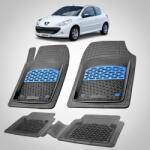 TeamCar Covorase Cauciuc tip Tavita Compatibile Peugeot 206+ Hatchback 3 usi, Blue (CsRwPEqq99iBACag199)