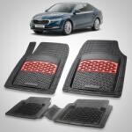 TeamCar Covorașe Skoda Octavia IV Sedan 2019+ | Red Edition - TeamCar® (SKO-IV-SEDANuyh)