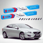 TeamCar Ștergătoare Volvo S60 II 2010-2018 | Set Față Flat - TeamCar® (TC-VOLVOS60IIPB650550FU)