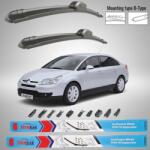 TeamCar Ștergătoare Citroen C4 Sedan (2006-2013) Flat | Set față - TeamCar® (TCCitC4Sedan20062013F)