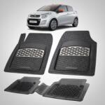 TeamCar Covorase Auto TeamCar® Tip Tavita Compatibile Citroen C1 II (2014-2022) Silver (CVRaCITROENC1IIa2014)
