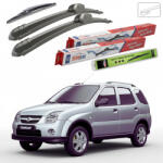 TeamCar Ștergătoare Suzuki Ignis II MH Hatchback 2003-2007 | Set Față și Spate Flat - TeamCar® (TC-SUZIGNIMH0307475450300F)