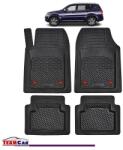 TeamCar® Covorase Auto TeamCar® Tip Tavita Compatibile SsangYong Rexton Generatia III (2012-2017) Negru Material Rezistent (SKU-SSANGYONG-0003)
