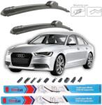 TeamCar Stergatoare Audi A6 (C7, 4G2) 2011-2015 - Set fata Flat (TCD43j74s7n4f3h634)