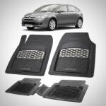 TeamCar Covorase Citroen C4 Hatchback 5 Usi Pre-Facelift Compatibile 2004-2008 | Silver (SFRTGHKLx)