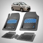 TeamCar® Covorase Auto Hyundai i10 2010-2013 - Cauciuc Tip Tavita-Blue (HYUayut5qwra2015)
