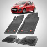 TeamCar® Covorase Citroen C1 Hatchback 3 Usi Facelift Compatibile 2009-2014 | Black (aCITEROENC)