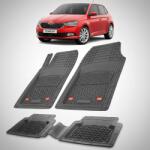 TeamCar Covorașe Skoda Fabia III Hatchback 2014-2021 | Black Edition - TeamCar® (SKU-SKODA-0003)