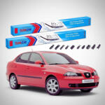 TeamCar Ștergătoare Seat Cordoba 6L2 2002-2006 | Set Față Flat - TeamCar® (TC-CORDOBA6L2HOOK530475FU)