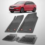 TeamCar® Covorase Skoda Rapid I Compatibile Spaceback Facelift 2017-2019 | Black (derqw6tgf151)