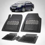 TeamCar Covorase Toyota Corolla E120 Compatibile Sedan 2004-2007 | Silver (toy3b3002)