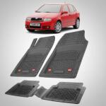 TeamCar® Covorașe Skoda Fabia I 2004-2007 | Black Edition - TeamCar® (favvre43w)