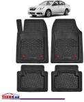 TeamCar Covorase Auto TeamCar® Tip Tavita Compatibile Subaru Legacy VI (2014-2020) Negru Material Rezistent (SKU-MIX-0015)