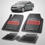 TeamCar® Covorașe Skoda Octavia III Sedan 2013-2020 | Red Edition - TeamCar® (SKO-III-SEDANbvgd)