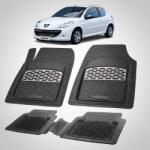 TeamCar Covorase Cauciuc tip Tavita Compatibile Peugeot 206+ Hatchback 3 usi, Silver (CsRwPE77ycHBACag199)