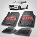 TeamCar Covorașe Skoda Fabia IV Hatchback 2021+ | Red Edition - TeamCar® (SKUdSKODAw0004hgyft)