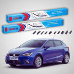 TeamCar Ștergătoare Seat Ibiza 6F 2017-prezent | Set Față Flat - TeamCar® (TC-IBIZA6FPB19650400FU)