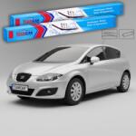 TeamCar Ștergătoare Seat Leon 1P 2005-2012 | Set Față Flat - TeamCar® 1P0955425B/1P0955426B (TC-LEON1PHOOK600500F)