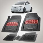 TeamCar® Covorase Fiat 500 Hybrid Compatibile 2020-2024 | Red (FIAnTlo002o)
