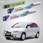 TeamCar Ștergătoare Suzuki Liana Combi ER 2001-2007 | Braț Metalic | Set Față și Spate Hibrid - TeamCar® (TC-SUZLIANACER0107550450380MH)