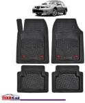 TeamCar Covorase Auto TeamCar® Tip Tavita Compatibile Subaru Impreza Generatia II (2000-2007) Negru Material Rezistent (SKU-MIX-0001)