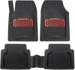 TeamCar® Covorase Auto Cauciuc Universale Set 5 Piese | Red (SetTeamCar/UNV/APF-RED-76X)
