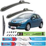 TeamCar Ștergătoare TeamCar® Peugeot 207 (3 usi 2006-2014) - Set Complet (TC-207-600W400)