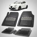 TeamCar Covorase Alfa Romeo MiTo Hatchback 3 Usi Facelift 2 Compatibile 2016-2018 | Silver (xSTLVI2OWQ)