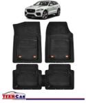 TeamCar® Covorase Auto TeamCar® Tip Tavita Compatibile Jaguar F-Pace I (2016+) Negru Material Rezistent (SKU-JJ-0008)