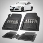 TeamCar® Covorase Alfa Romeo Giulia Sedan Pre-Facelift Compatibile 2016-2020 | Silver (STLVxIOWQ1)