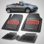 TeamCar Covorase Auto Tip Tavita Compatibile Peugeot 207 CC (2006-2009)- Red (CVRsPEAASssxza7s2006)