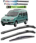 TeamCar Ștergătoare Renault Kangoo I Facelift (2003-2008) TeamCar® - Set Complet | Hybrid (RENK1O2q220032008)