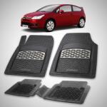 TeamCar Covorase Citroen C4 Hatchback 3 Usi Pre-Facelift Compatibile 2004-2008 | Silver (FRTqAGHKL)